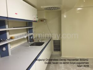 Boğaziçi Üniversitesi Vivarium / Epoksi Duvar Boyası